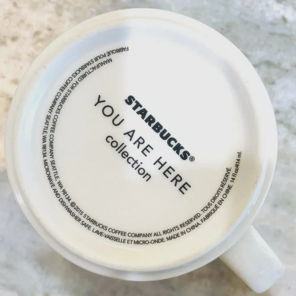 New Starbucks Portland Coffee Tea Mug You are Here Collection 2013 Green Red